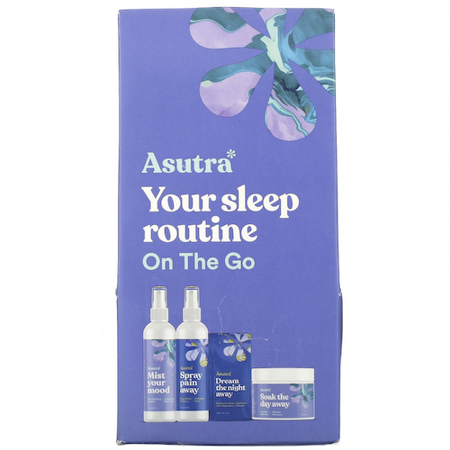 Asutra, You Sleep Routine On The Go, дорожный набор, набор из 4 предметов #1