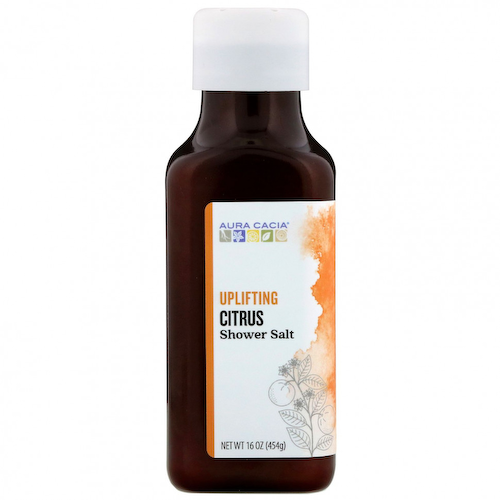 Aura Cacia, Соль для душа, цитрус для бодрости, 454 г (16 унций) #1