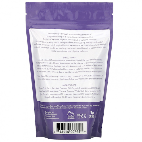 Pure Body Naturals, Recovery Ritual, сидячая соль для ванн, 283 г (10 унций) #1
