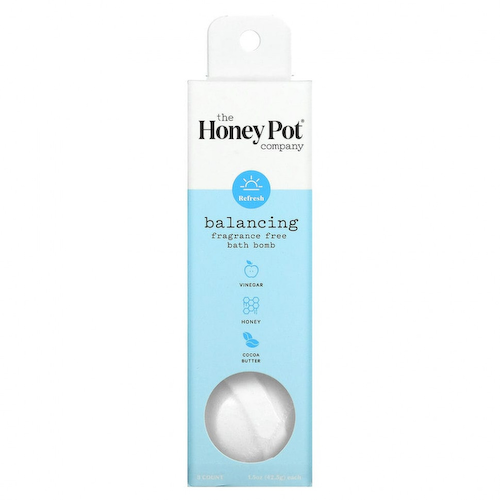 The Honey Pot Company, Бомба для ванны, баланс, без отдушек, 3 шт., 42,5 г (1,5 унции) #1