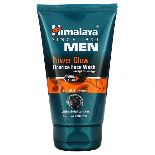 Himalaya, Для мужчин, Power Glow, гель для умывания с лакричником, 100 мл (3,4 жидк. Унции) #1