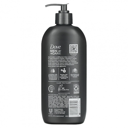Dove, Men + Care, лосьон для рук и тела, для ухода за сухой кожей, свежесть, 400 мл (13,5 жидк. Унции) #1
