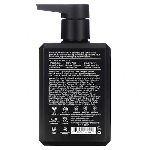 Blackwood For Men, Active Man, кондиционер для ежедневного использования, гвоздика, женьшень и японская свертия, 200 мл (7 жидк. Унций) #1
