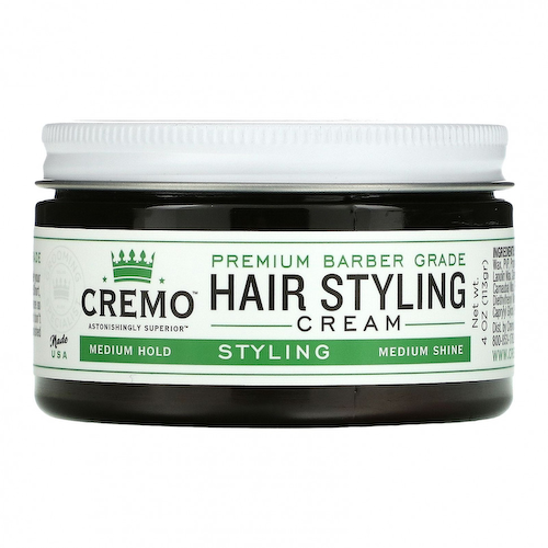 Cremo, Premium Barber Grade Hair Styling Cream, 4 oz (113 g) #1