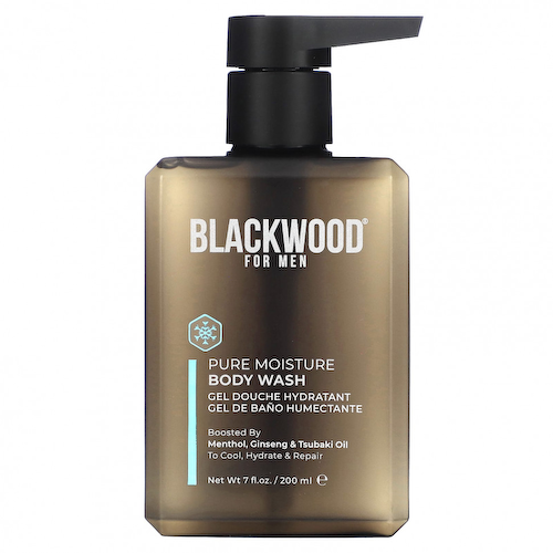 Blackwood For Men, Гель для душа Pure Moisture, ментол, женьшень и масло цубаки, 200 мл (7 жидк. Унций) #1