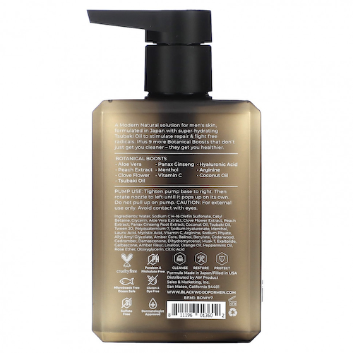 Blackwood For Men, Гель для душа Pure Moisture, ментол, женьшень и масло цубаки, 200 мл (7 жидк. Унций) #1