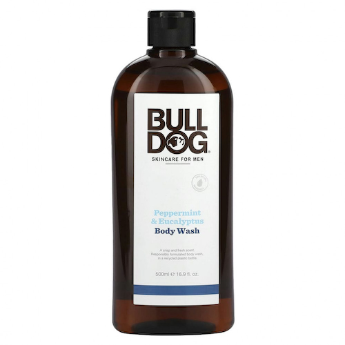 Bulldog Skincare For Men, Гель для душа, мята и эвкалипт, 16,9 жидких унций (500 мл) #1