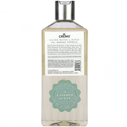 Cremo, All Season, Body Wash, No 10, Silver Water & Birch, 16 fl oz (473 ml) #1