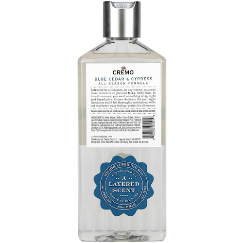 Cremo, All Season, Body Wash, No 4, Blue Cedar & Cypress, 16 fl oz (473 ml) #1
