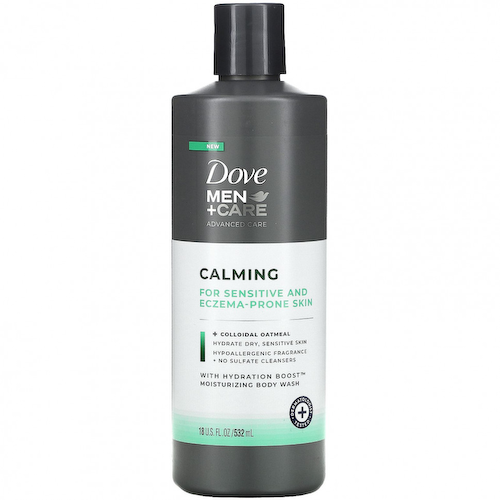 Dove, Men + Care, успокаивающее увлажняющее средство для душа, 532 мл (18 жидк. Унций) #1