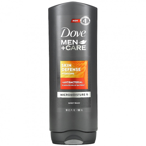 Dove, Men + Care, увлажняющее гель для душа для защиты кожи, 532 мл (18 жидк. Унций) #1