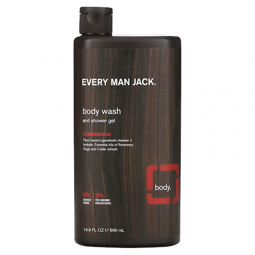 Every Man Jack, Гель для душа и геля для душа, кедр, 500 мл (16,9 жидк. Унции) #1