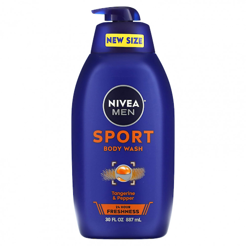 Nivea, Мужское, спортивное гель-гель, мандарин и перец, 887 мл (30 жидк. Унций) #1