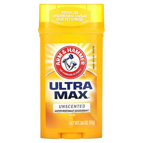 Arm & Hammer, UltraMax, твердый дезодорант для мужчин, без запаха, 2,6 унции (73 г) #1
