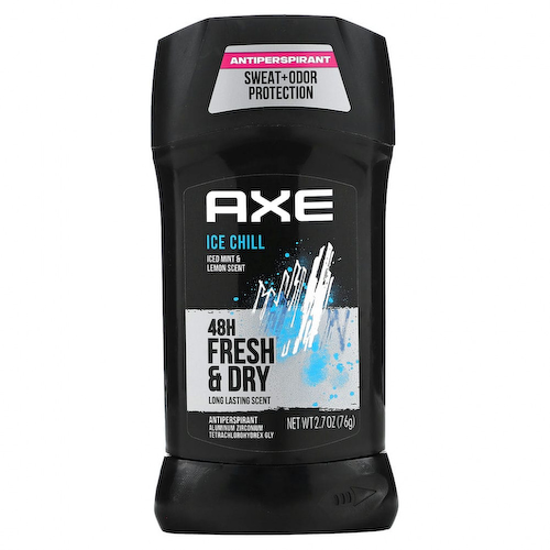 Axe, Antiperspirant, Ice Chill, ледяная мята и лимон, 76 г (2,7 унции) #1