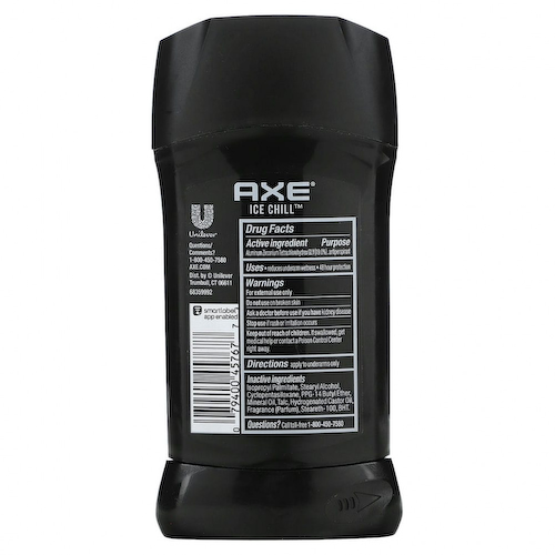 Axe, Antiperspirant, Ice Chill, ледяная мята и лимон, 76 г (2,7 унции) #1