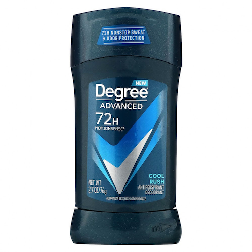 Degree, Advanced 72 Hour MotionSens, дезодорант-антиперспирант, Cool Rush, 76 г (2,7 унции) #1
