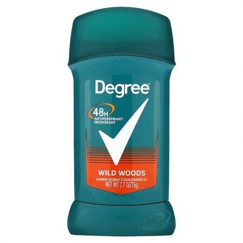 Degree, Дезодорант-антиперспирант на 48 часов, Wild Woods, 76 г (2,7 унции) #1