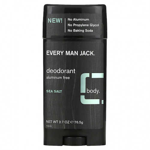 Every Man Jack, Дезодорант, без алюминия, морская соль, 76,5 г (2,7 унции) #1