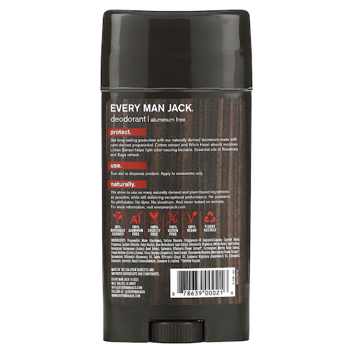 Every Man Jack, Дезодорант, без алюминия, кедр, 85 г (3 унции) #1