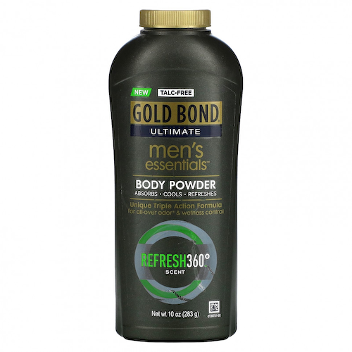 Gold Bond, Ultimate, мужская пудра для тела Essentials, освежающий запах, 283 г (10 унций) #1