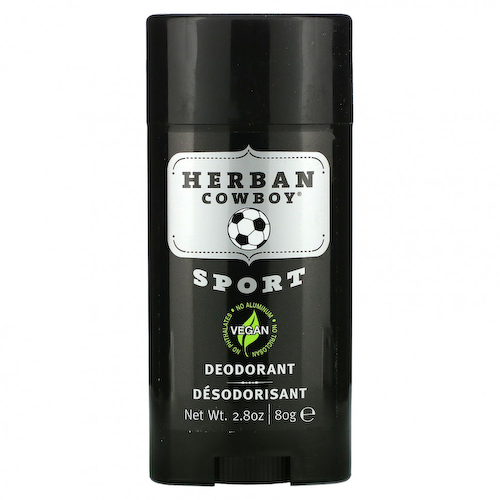 Herban Cowboy, Sport, дезодорант с максимальной защитой, 2,8 унции (80 г) #1
