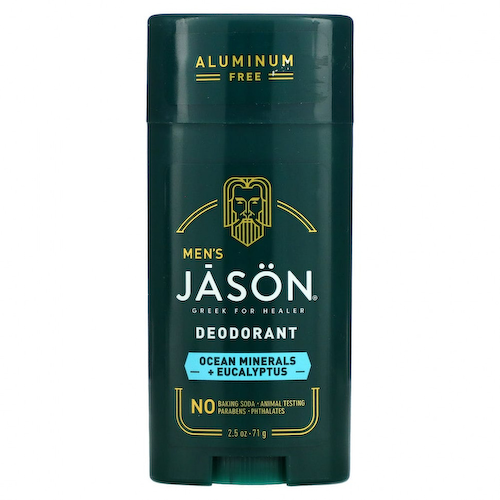 Jason Natural, Для мужчин, дезодорант, минералы океана и эвкалипт, 71 г (2,5 унции) #1