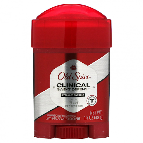 Old Spice, Clinical Sweat Defense, антиперспирант / дезодорант, для улучшения вкуса, 48 г (1,7 унции) #1