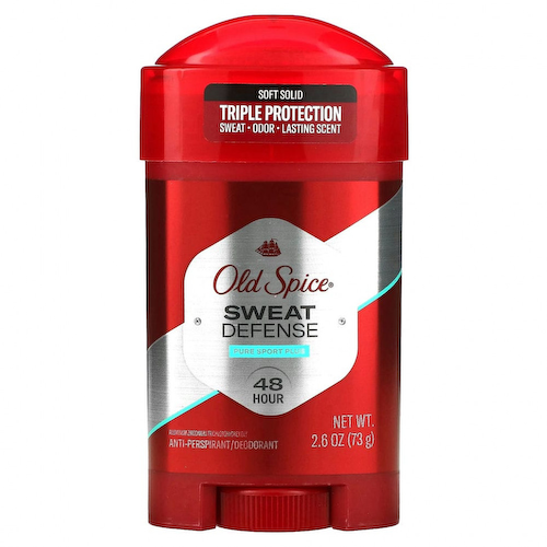Old Spice, Pure Sport Plus, сверхсильный антиперспирант / дезодорант, мягкое твердое вещество, 73 г (2,6 унции) #1