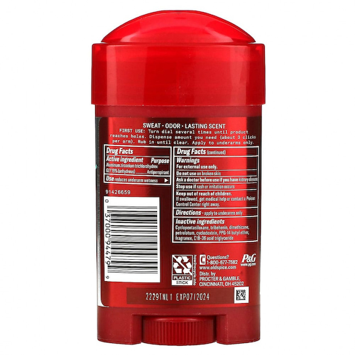 Old Spice, Pure Sport Plus, сверхсильный антиперспирант / дезодорант, мягкое твердое вещество, 73 г (2,6 унции) #1