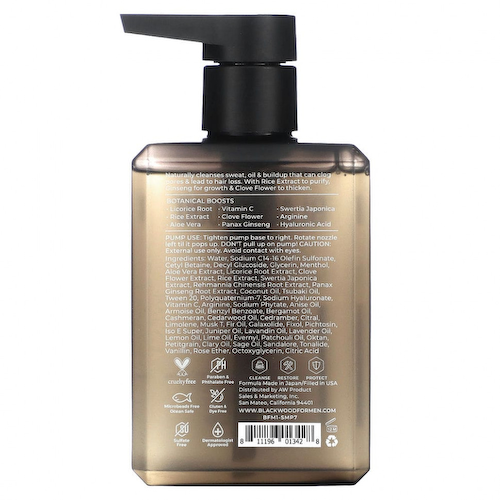 Blackwood For Men, Active Man Daily, шампунь, корень солодки, экстракт риса и женьшень, 200 мл (7 жидк. Унций) #1