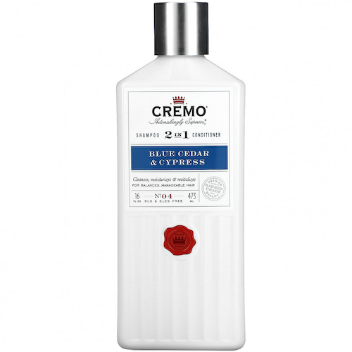 Cremo, 2 In 1 Shampoo Conditioner, No. 4, Blue Cedar & Cypress, 16 fl oz (473 ml) #1