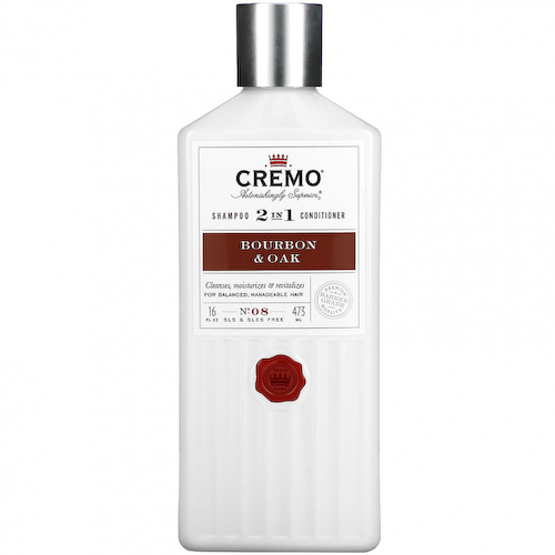 Cremo, 2 In 1 Shampoo & Conditioner, No. 8, Bourbon & Oak, 16 fl oz (473 ml) #1