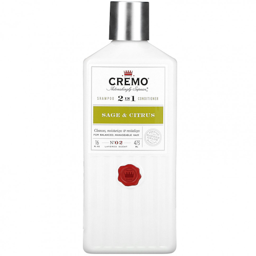 Cremo, Шампунь и кондиционер 2 в 1, № 02, шалфей и цитрусовые, 473 мл (16 жидк. Унций) #1