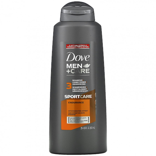 Dove, Men + Care, 3 шампуня + кондиционер + дезодорант, SportCare, 20,4 жидких унций (603 мл) #1