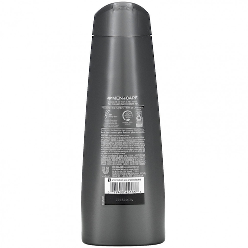 Dove, Men+Care, Shampoo, Purifying, Charcoal + Clay, 12 fl oz (355 ml) #1