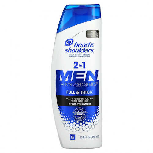 Head & Shoulders, Men Advanced Series, шампунь и кондиционер 2 в 1, для насыщенной и густой кожи, 380 мл (12,8 жидк. Унции) #1