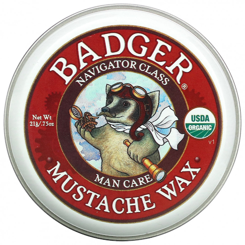 Badger Company, Органический воск для усов, 21 г (0,75 унции) #1