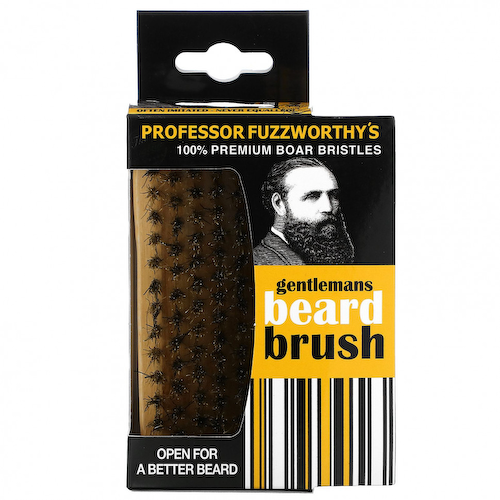 Professor Fuzzworthy's, Gentlemans Beard Brush, 100% натуральная щетина кабана, 1 шт. #1