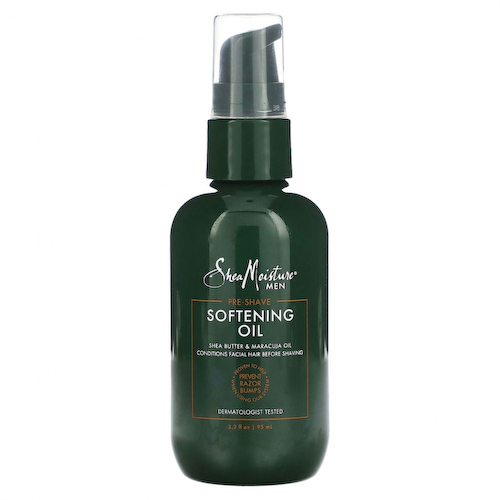 SheaMoisture, Для мужчин, смягчающее масло перед бритьем, масло ши и масло маракуйи, 95 мл (3,2 жидк. Унции) #1