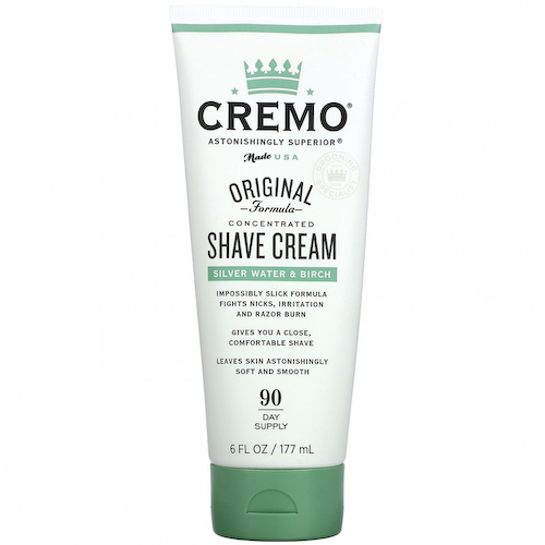 Cremo, Концентрированный крем для бритья оригинальной формулы, с серебристой водой и березовой водой, 177 мл (6 жидк. Унций) #1