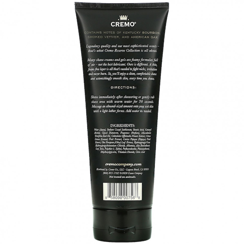 Cremo, Reserve Collection Shave Cream, No. 13, Distiller's Blend, 6 fl oz (117 ml) #1
