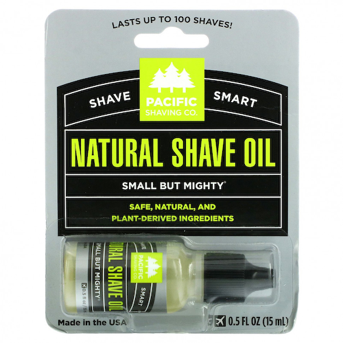 Pacific Shaving Company, Натуральное масло для бритья, 15 мл (0,5 жидк. Унции) #1