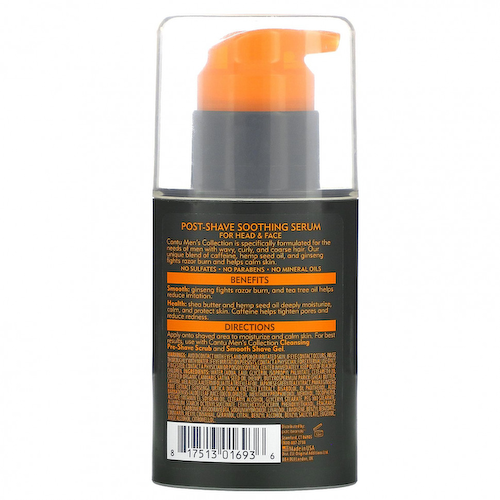 Cantu, Men's Collection, успокаивающая сыворотка с маслом ши, 75 мл (2,5 жидк. Унции) #1