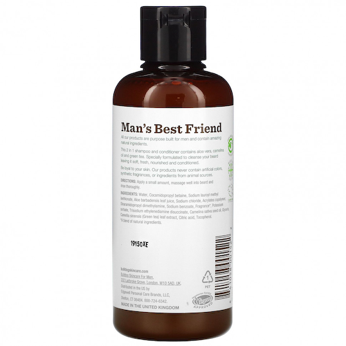 Bulldog Skincare For Men, оригинальный шампунь и кондиционер для бороды, для мужчин, 200 мл (6,7 жидк. унций) #1