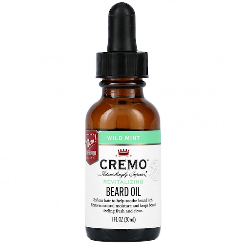 Cremo, Масло для бороды, дикая мята, 30 мл (1 жидк. Унция) #1
