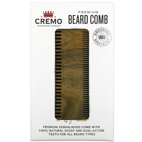 Cremo, Премиальный гребешок для бороды, 1 гребешок #1