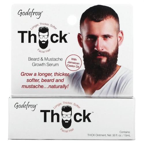 Godefroy, Thick, сыворотка для роста бороды и усов, 15 мл #1