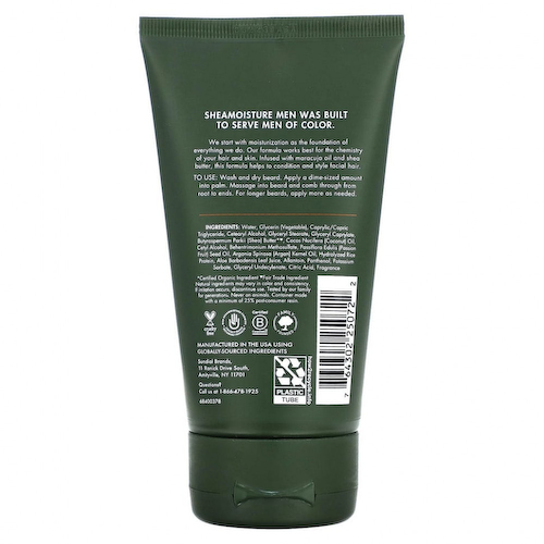 SheaMoisture, Для мужчин, средство для расчесывания бороды, масло маракуйи и масло ши, 1,18 мл (4 жидк. Унции) #1