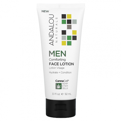 Andalou Naturals, CannaCell, для мужчин, успокаивающий лосьон для лица, 92 мл (3,1 жидк. Унции) #1